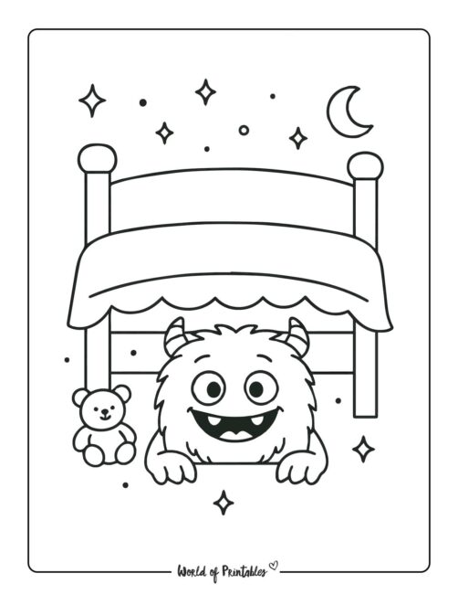 Fun Monster Coloring Pages