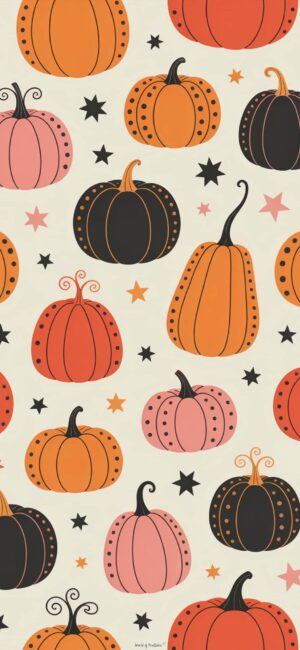 Girly Pumpkin Halloween backgrounds for phone