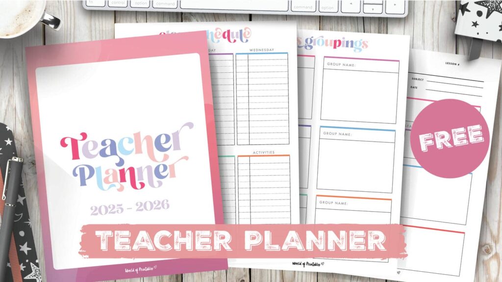 Printable Teacher Planner