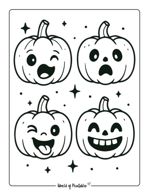 jack o lantern pumpkin coloring page