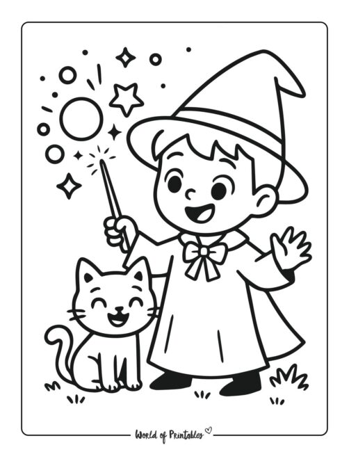 wizard-with-pet-cat-coloring-page