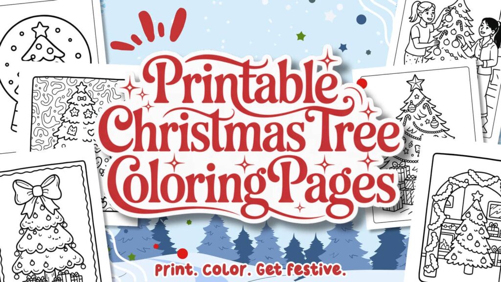 Christmas Tree coloring pages