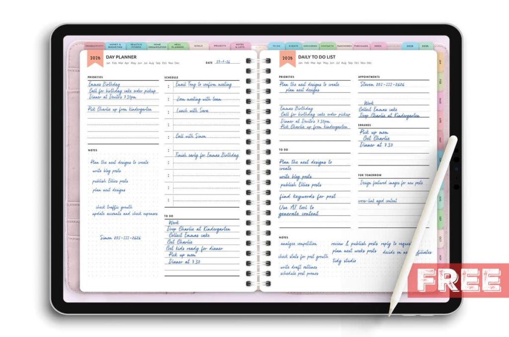 Digital Planner Free 1
