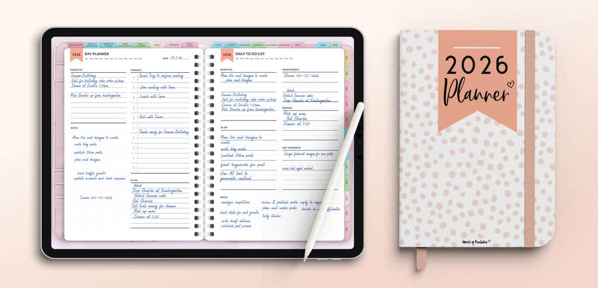 Free Digital Planner For 2026 - World of Printables