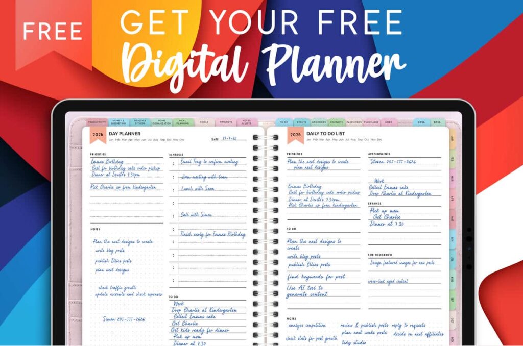 Free Digital Planner For Goodnotes