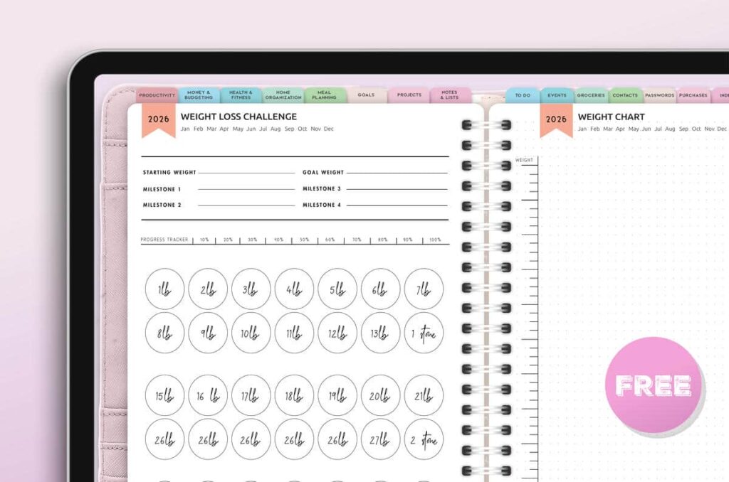 Free Digital Weight Loss Tracker