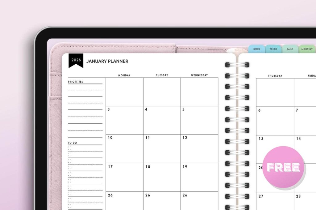 Monthly Digital Planner