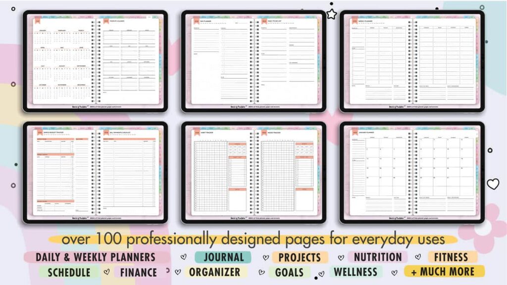 free digital planner for GoodNotes 2026