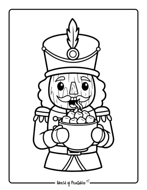 hot cocoa nutcracker coloring pages pdf