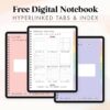 Free Digital Notebook for GoodNotes | Pages for notes, study, planning ...
