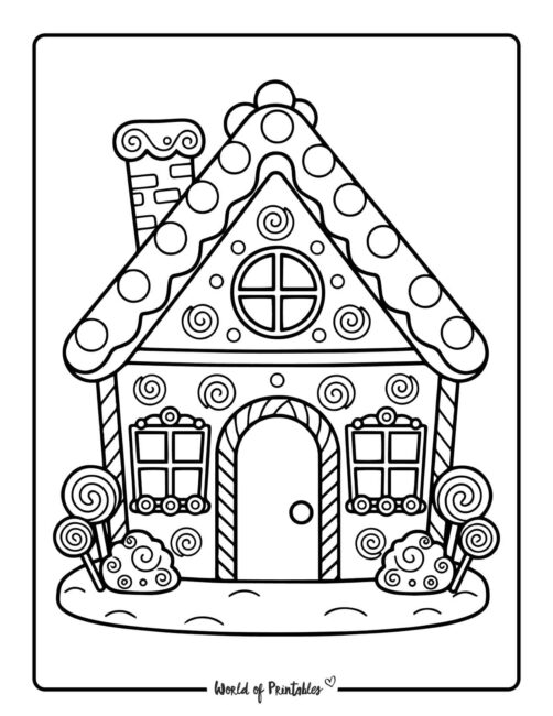 Fun christmas gingerbread coloring sheets