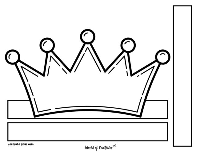blank 100 days headband template