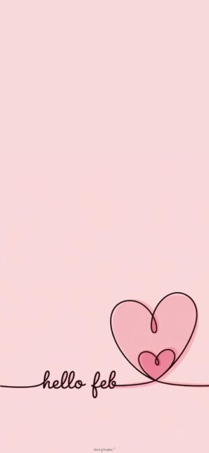 cute heart february android wallpapers