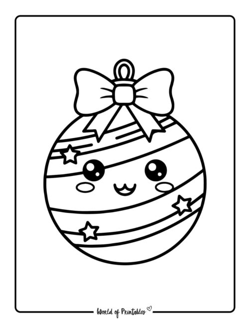 cute ornament coloring pages