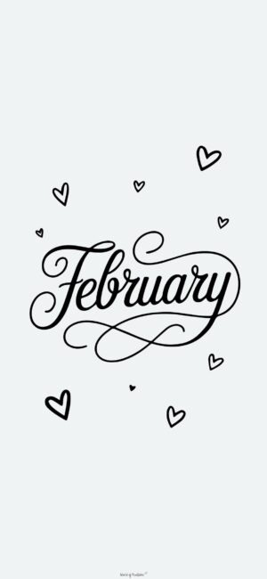 elegant minimal february wallpapers
