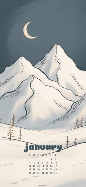 mountains january 2026 wallpaper