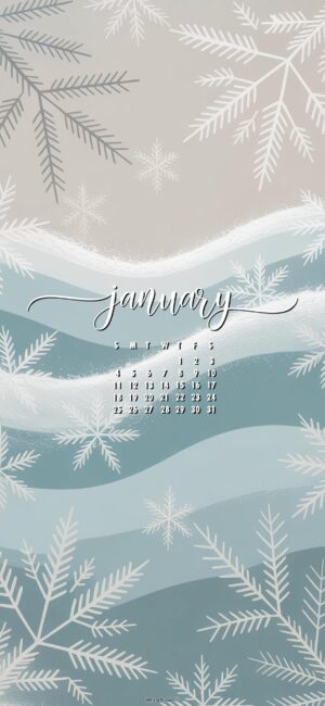 simple january 2026 calendar wallpaper