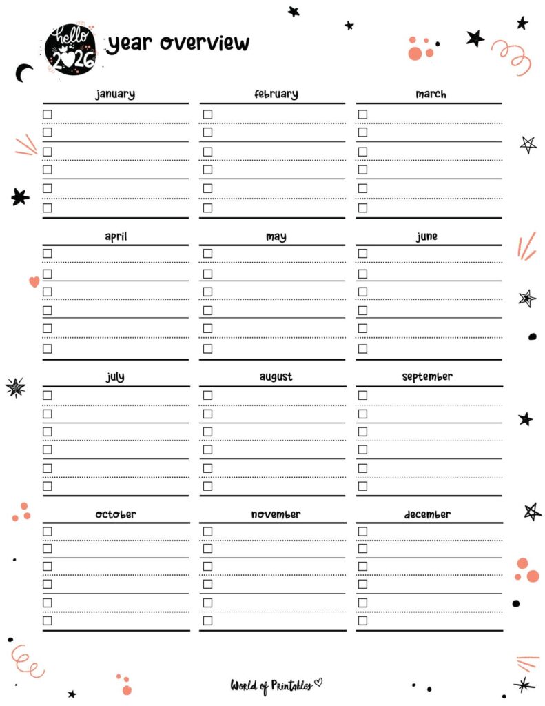 2026 Cute Year Overview