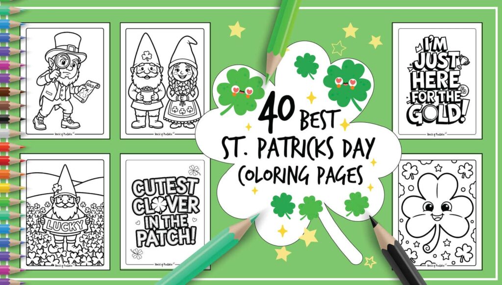 St Patricks Day Coloring Pages-01