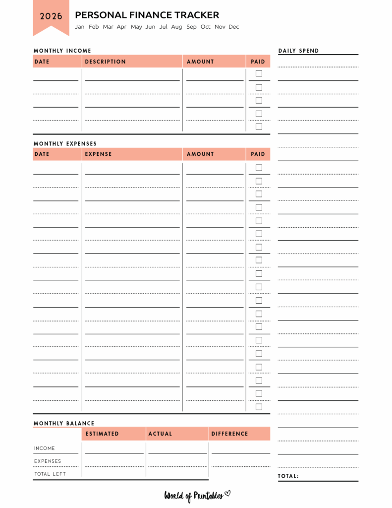 Personal Finance Tracker