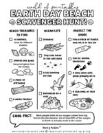Free Earth Day Scavenger Hunt Printables for Kids - World of Printables