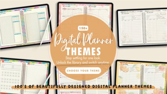 Digital Planner Themes Library