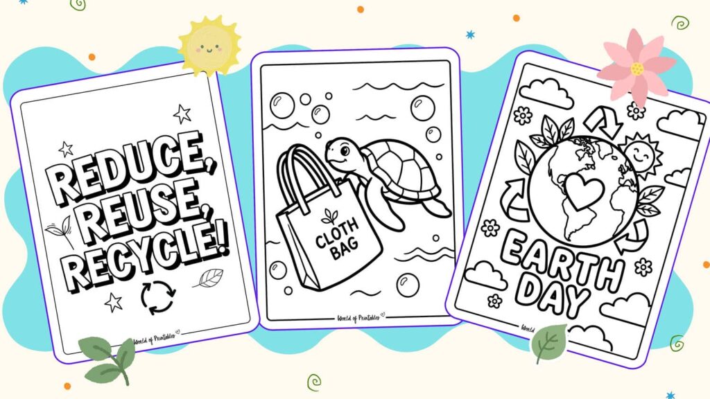 Earth Day Coloring Page