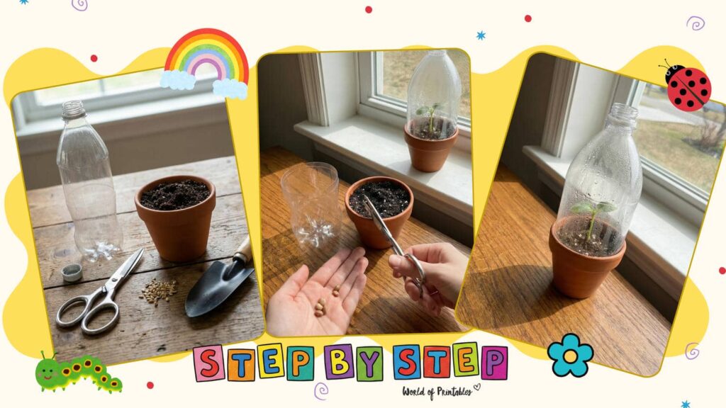 Soda Bottle Greenhouse Earth Day Crafts