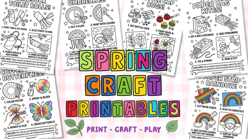 Spring Craft Printables