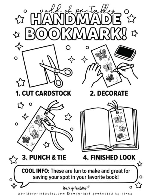 Cute Handmade Bookmark Mothers Day Crafts