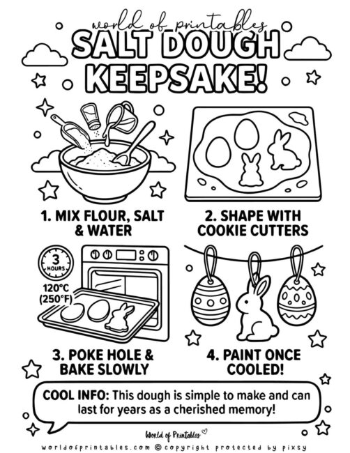 Salt Dough Easter Crafts