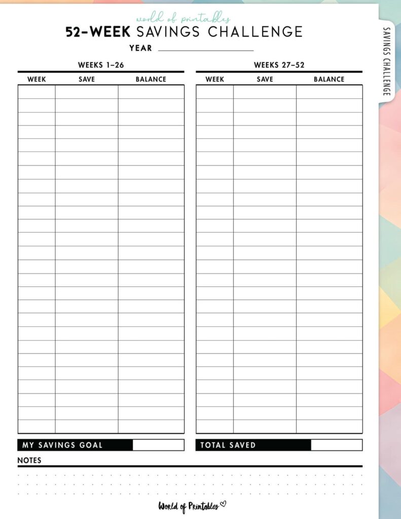 52-Week Savings Challenge-06