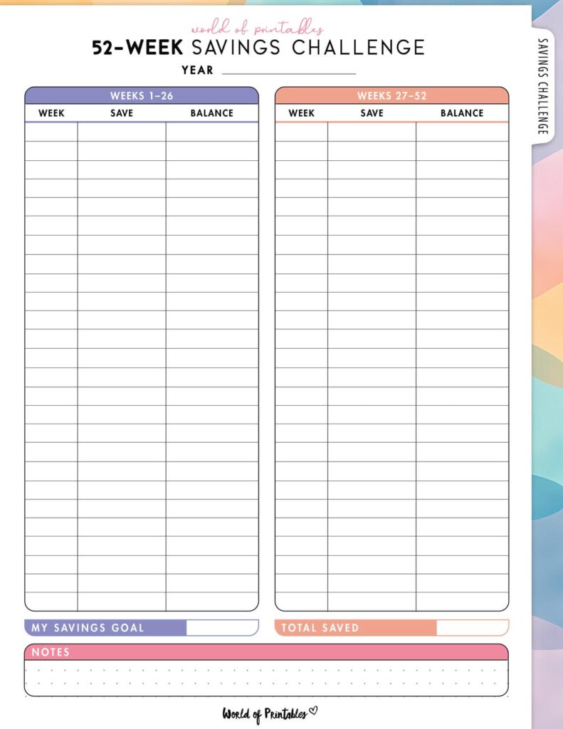52-Week Savings Challenge-09