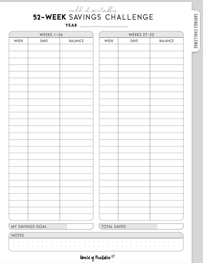 52-Week Savings Challenge-11