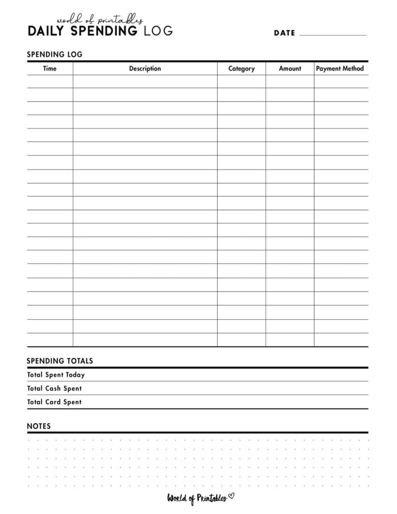 Daily Spending Log-03