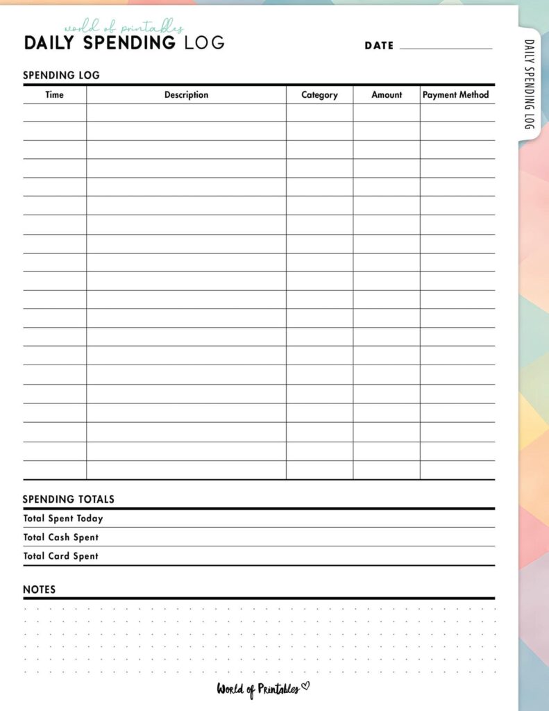 Daily Spending Log-06