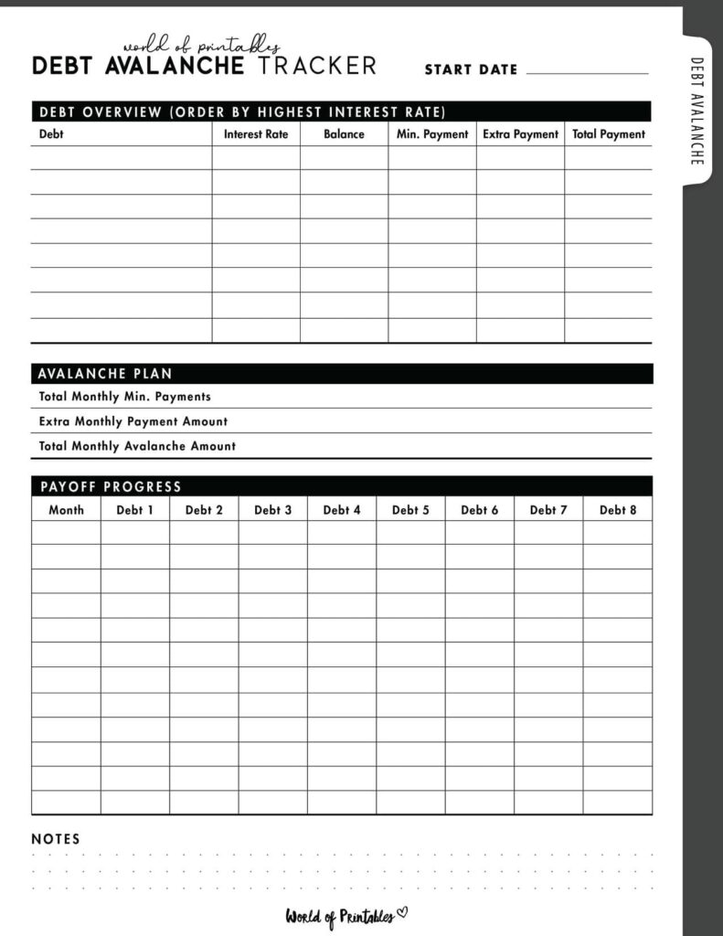 Debt Avalanche Tracker-01