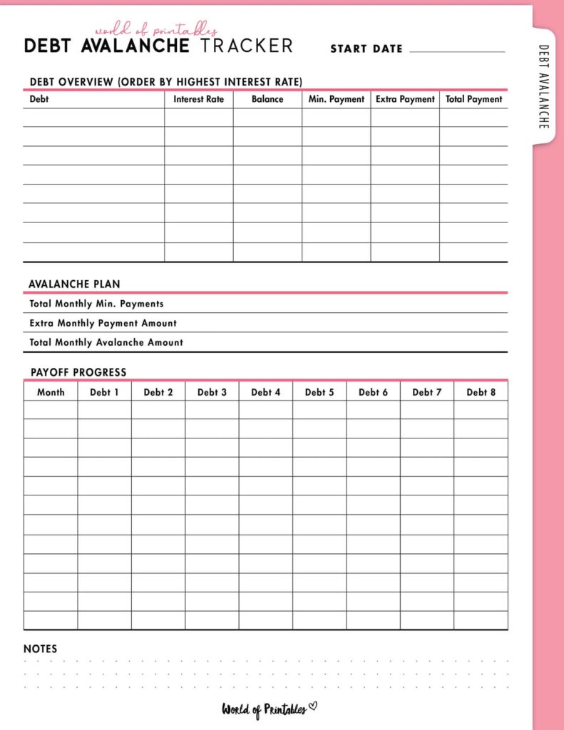 Debt Avalanche Tracker-05