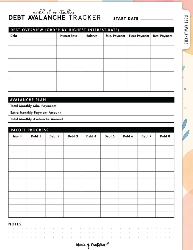 Debt Avalanche Tracker-07