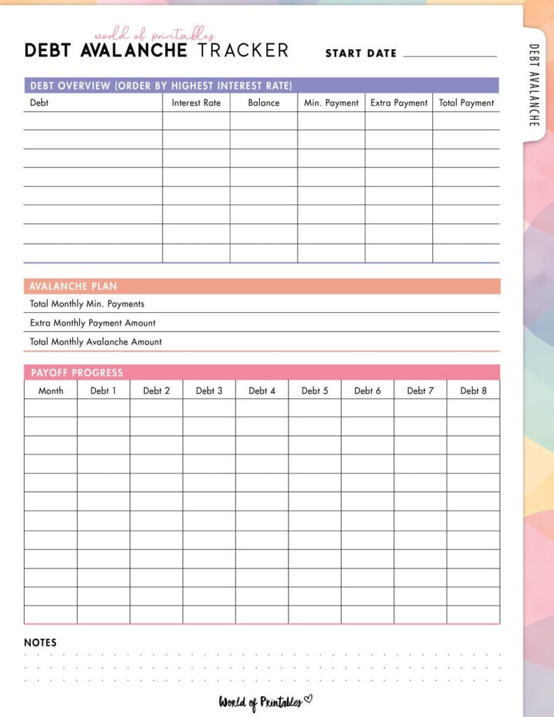 Debt Avalanche Tracker-08