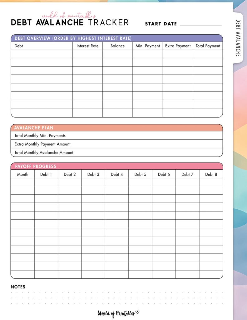 Debt Avalanche Tracker-09