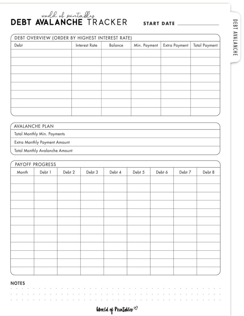 Debt Avalanche Tracker-12