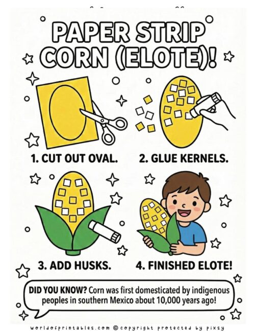 Elote Cinco De Mayo Crafts