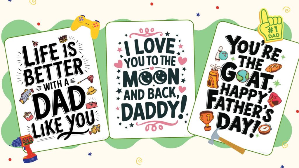 Father's Day Card Printables