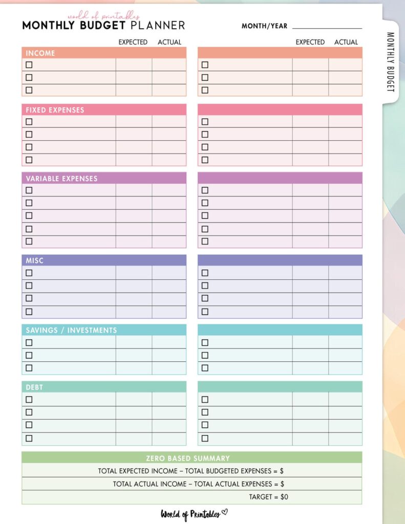 Monthly Budget Planner (Zero-Based)-10