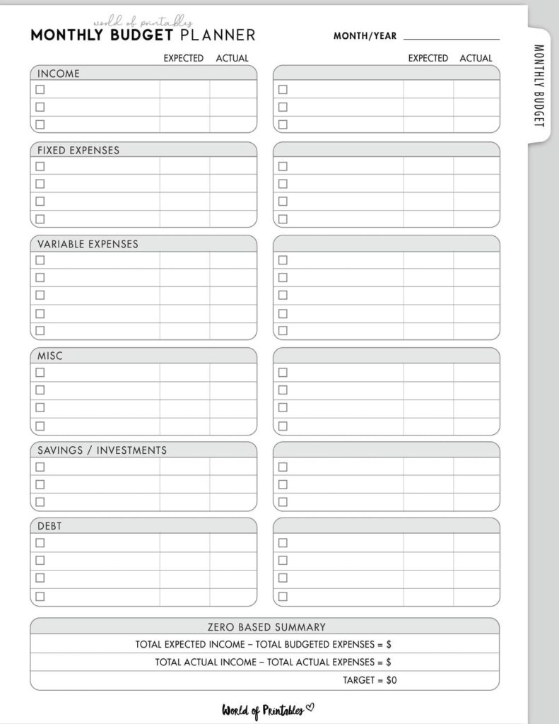 Monthly Budget Planner (Zero-Based)-11