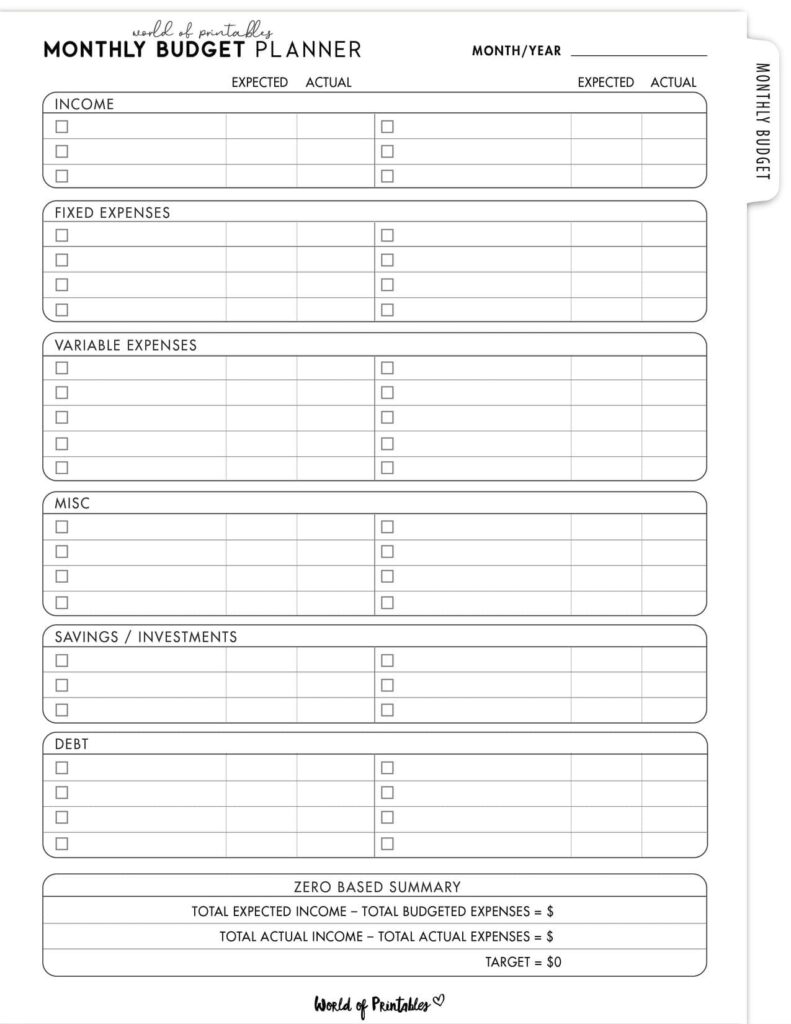 Monthly Budget Planner (Zero-Based)-12