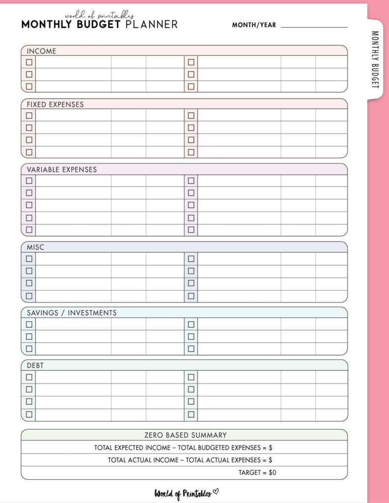 Monthly Budget Planner (Zero-Based)-13