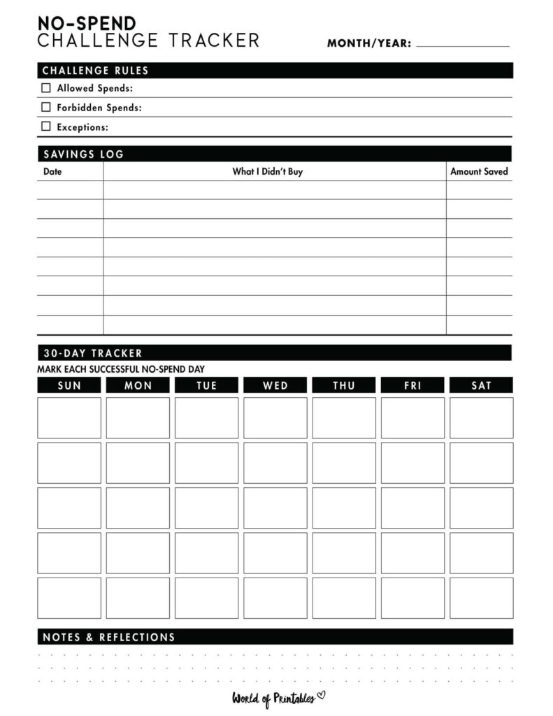 No-Spend Challenge Tracker-02