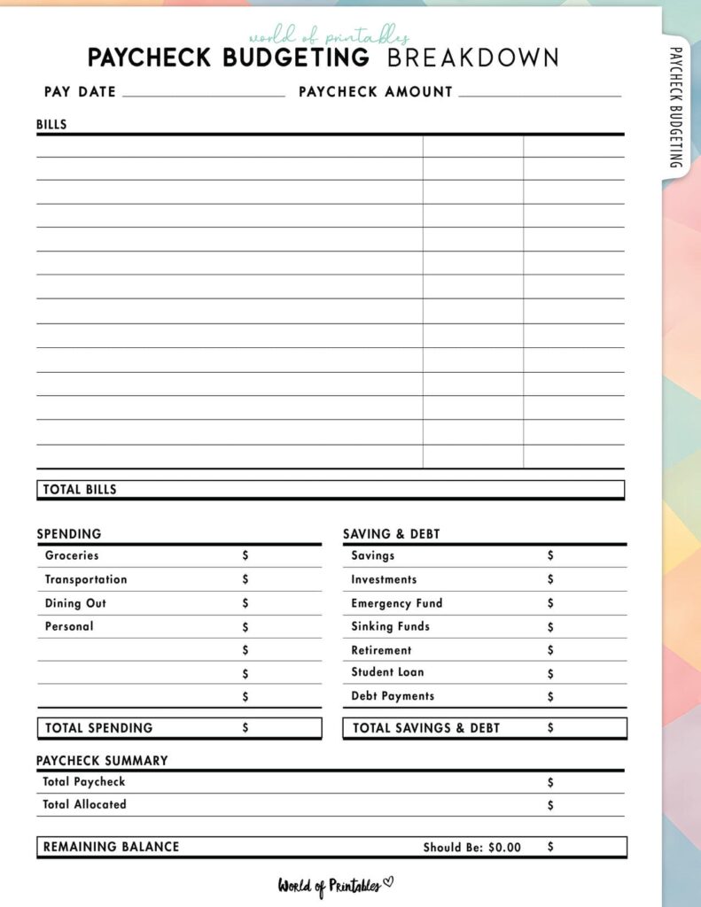 Paycheck Budgeting Breakdown-06